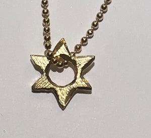 Hand carved Star of David small